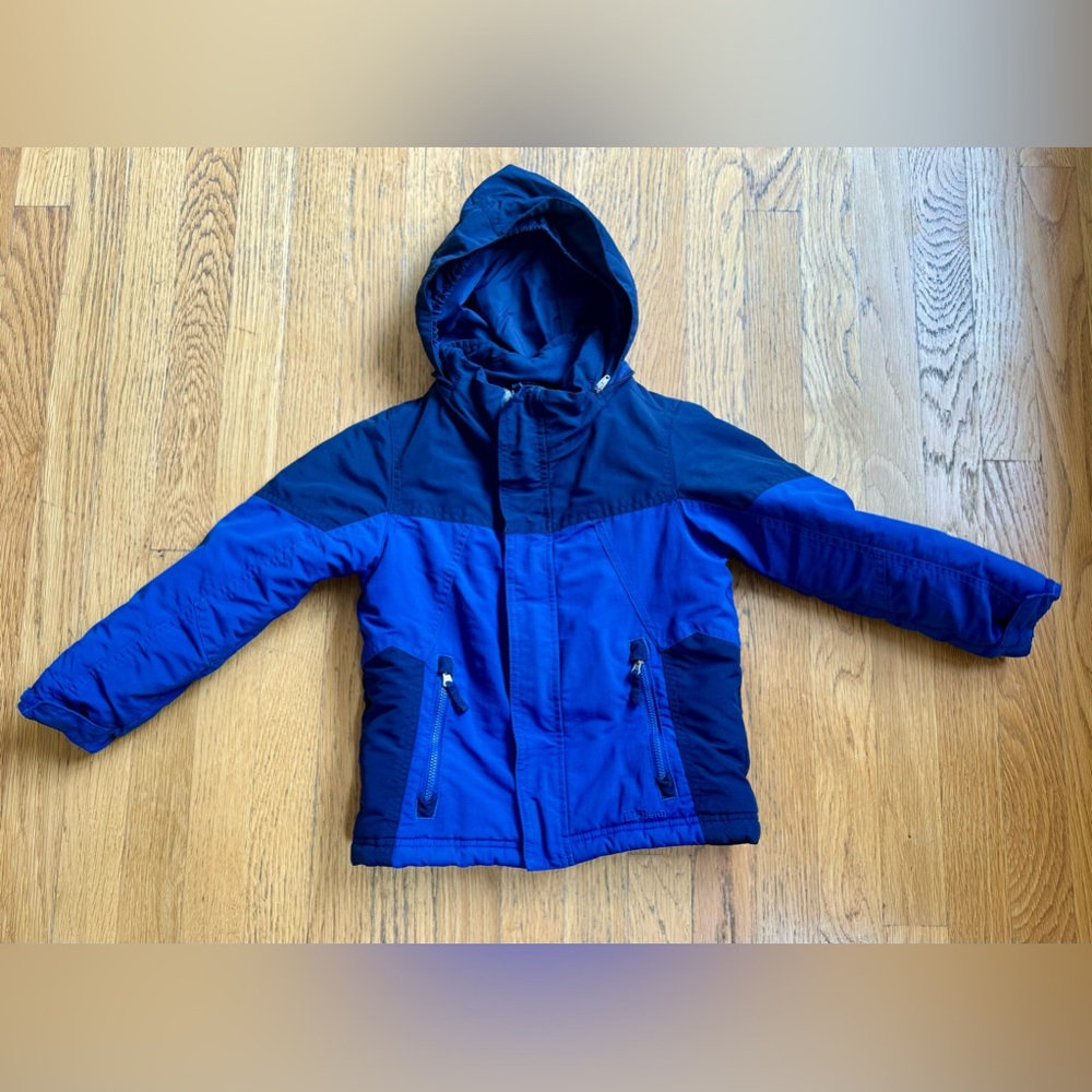 4T Blue LL Bean Insulated Winter Ski Jacket
